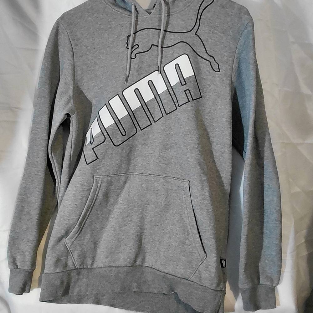 PUMA Men's Heather Gray Hoodie